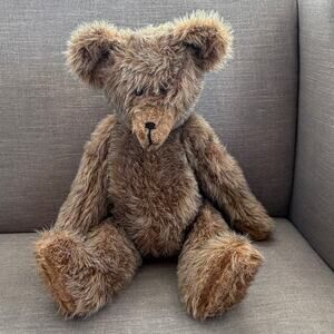 Vintage Mohair Bear 24" Long Fully Jointed